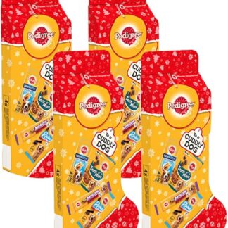 PEDIGREE Calza natalizia regalo per cani adulti misti 367 g (4 x calze)