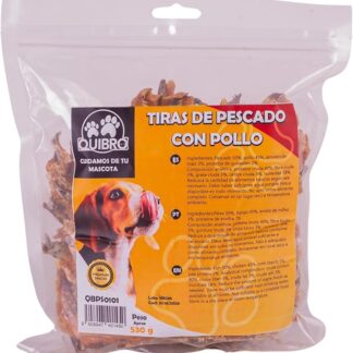 Quibropets Tubi di menta con manzo - Chuches per cani, premi naturali senza cereali, snack per animali domestici, premi disidratati, 530 g