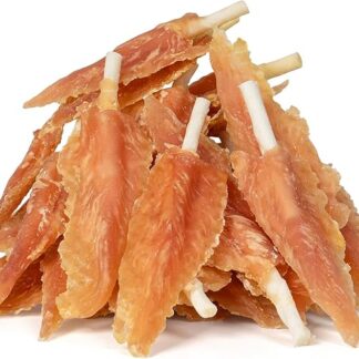 MON2SUN - Bastoncini di pollo in pelle grezza, 4,5 cm, per cuccioli e cani di piccola taglia, 40 Count