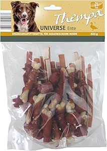 Thempa Universe Mixpack snack da masticare per cani in anatra, 400 g