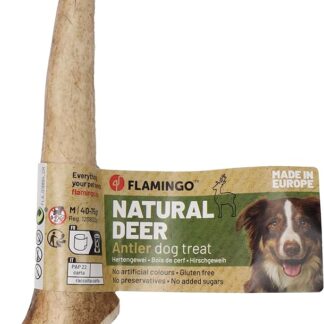 bastoncini per cani – Snack Nature Corna di Cervo Hard – Taglia M – 75g – articolo da masticare naturale – cura dei denti – dall’Europa