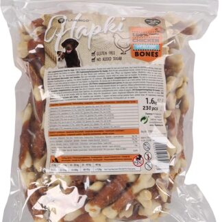 Flamingo HAPKI Osso di Calcio con Pollo 6/7CM 230PZ 1,61KG