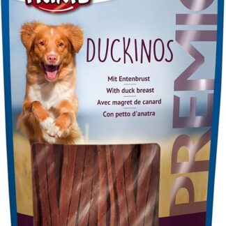 Trixie - Tx 31594 – Premio Duckinos, Strisce Da Masticare Con Contenuto Di Carne Di Anatra Al 63%, 80 G