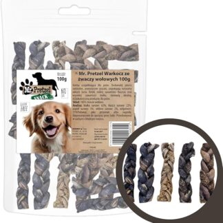 Mr. Pretzel Deliziosi tweaker per cani felici, 100 g di piacere naturale