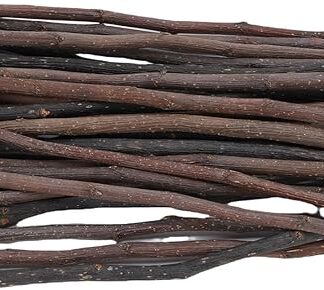 Hiraith 30 Pezzi Naturalmente Bastoncini da Masticare in Legno di Frutta per Conigli e Piccoli Animali Domestici, Giocattoli da Masticare per la Salute per Coniglietto, Criceto e