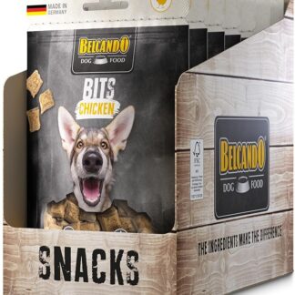 Belcando Bities Pollo | Confezione da 7 | 7 x 90 g | Snack per cani | Con tanta carne | Solo una fonte di proteine animali | Senza cereali | Senza zuccheri aggiunti