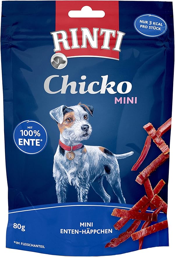 Rinti Extra Chicko Mini Anatra, (Confezione da 12 X 80 G)