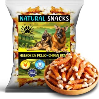 Snack Naturali per Cani – Ossicini di Pollo 500 g – Premi Sani e Masticabili