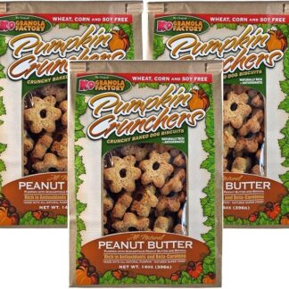 Pumpkin Crunchers Dog Treat Peanut Butter e Banana, 14 once ciascuno