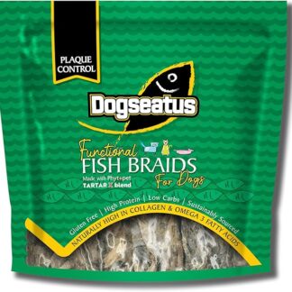 Pet Natural Dogeatus - Barrette per la pulizia dei denti con alghe, menta piperita e prezzemolo, 100% naturale, Omega 3 e collagene, alternativa a lunga durata, 500 g