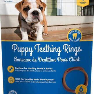 N-BONE - Puppy Teething Ring Chicken Flavor - 6 Pack