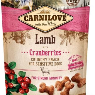 Carnilove Canine Crunchy Snack Lamb Cranberry Box 6X200G 1200g