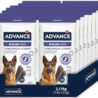 ADVANCE Snacks, Articular Stick per Cane, confezione da 14 x 155 g, totale 2170 g