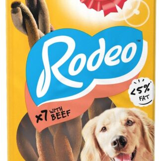 Pedigree Good Chew - Snack per cani - per cani adulti di taglia media - con manzo - 7 snack da masticare (confezione da 12) 123 g x 12