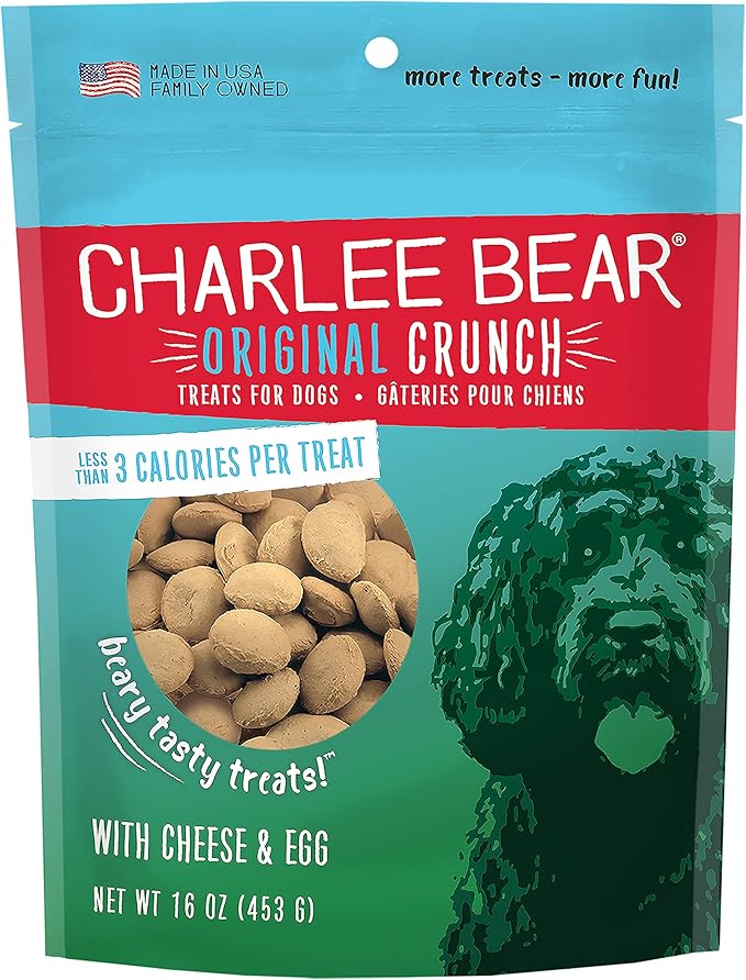 Charlee Bear Dog Treat, 453,6 Gram, Formaggio/Uovo