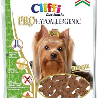 Cliffi Biscotti Vegetali per Cani Cuccioli Snack Ipoallergenici 100g