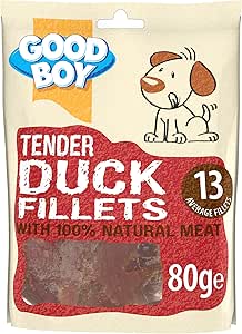 Armitage Goodboy Waggles & Co. Tender Natural Duck Fillet Treats For Dogs - 80 g