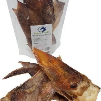 Food4Pets Cartilagine per la spalla bovina, 250 g, per cani di grossa taglia, spuntino naturale per la cura dei denti e l'occupazione, senza cereali e ricchi di proteine