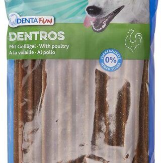 Trixie Dentros Denta Fun Mini pollo, con pollame per cane, 180 g