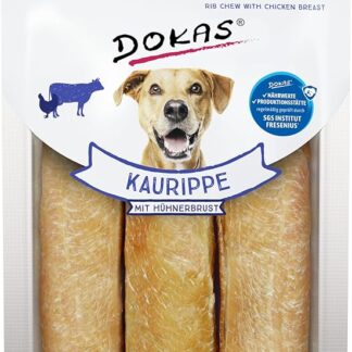 DOKAS Snack da masticare per cani di taglia grande, senza cereali