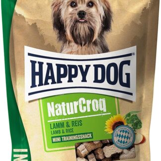 Happy Dog NaturCroq - Mini snack agnello e riso, 100 g