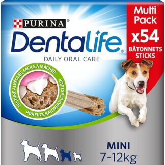 DENTALIFE Mini - Multipack - 54 dolcetti da masticare per cani di piccola taglia, 882 g, igiene orale quotidiana