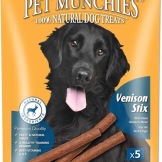 Pet Munchies Venison Stix, 50 g, Pack of 10