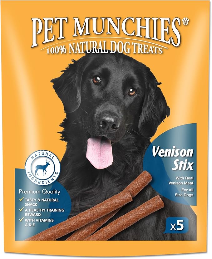 Pet Munchies Venison Stix, 50 g, Pack of 10