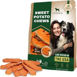 Dolci di patatine dolci per cani