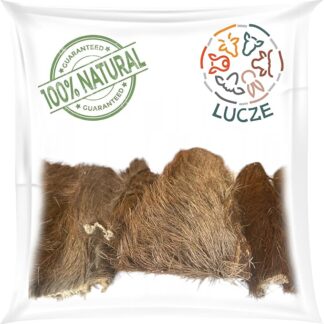 Lucze Premium - Pelle di cervo per cani – come pelle di cavallo con pelliccia – 1 kg – ossa da masticare – articolo da masticare – 100% naturale – Leckerlis per cani