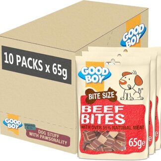 Good Boy, Snack per Cani a Base di Carne, Confezione da 10