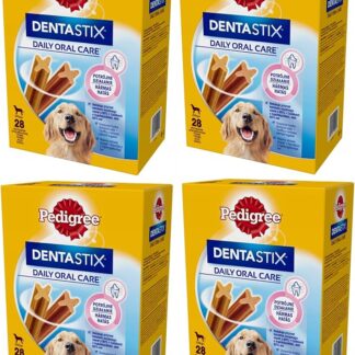 Pedigree Daily Dentastix per Cani di Taglia Grande 28 Pezzi (Confezione da 4) 4320 g