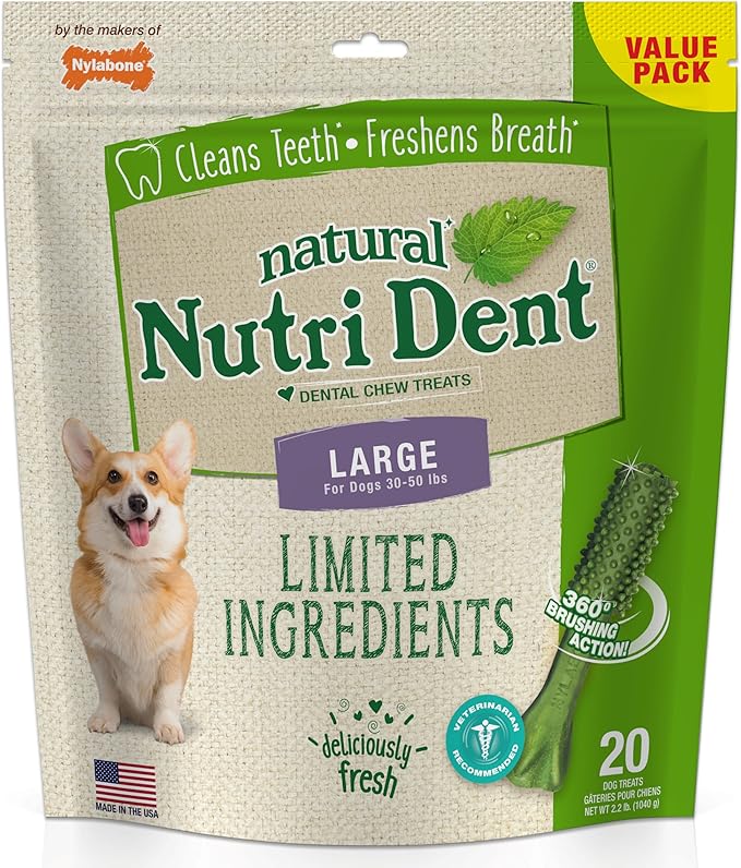 Nylabone Nutri Dent, 20 Ct, Fresh Breath