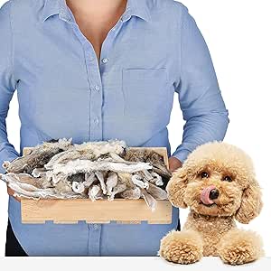 Orecchie di coniglio con pelo per cani 500g (circa 35–45 pezzi) | Snack naturali da masticare | Trattamento ipoallergenico senza cereali | Spuntino crudo essiccato all’aria