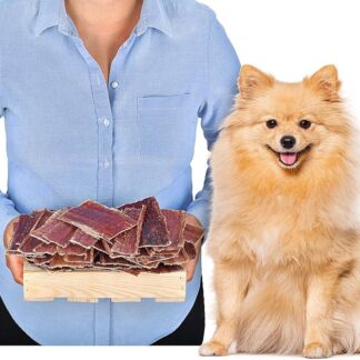 Snack da masticare con esofago di manzo per cani 12 cm 500 g (circa 25–30 pezzi) | Bocconcini naturali di manzo | Monoproteico | Senza pelle grezza | Ricchi di proteine