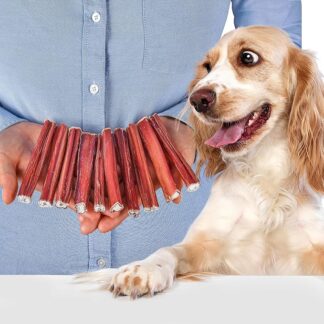 Peni di manzo per cani 12 cm Taglia XS 10 pezzi (100 g) | Snack da masticare naturali e inodori | Duraturi e senza cereali | 100% manzo | Per cani di taglia media