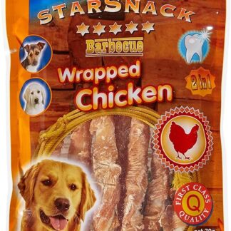 Nobby StarSnack - Barbecue WRAPPED CHICK, 70 g, confezione da 1 (1 x 70 g)