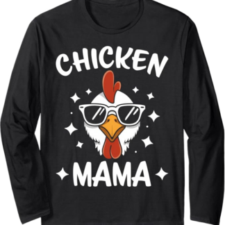 Pollo Mamma Divertente Pollo Maglia a Manica