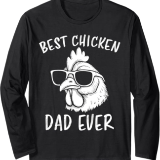 Miglior pollo papà mai divertente pollo Maglia a Manica