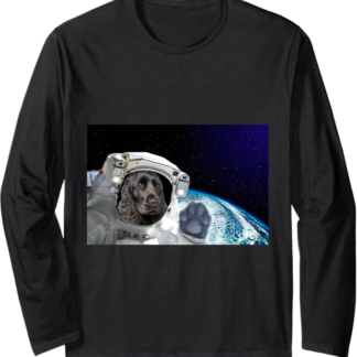 Dog in Space English Cocker Spaniel Maglia a Manica