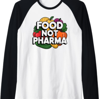 Cibo Non Pharma Naturale Maglia con Maniche Raglan