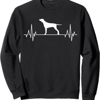 Battito Cardiaco Divertente English Pointer Cane Felpa