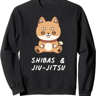 Shiba Inu & Jiu-Jitsu Kawaii Cane Giapponese Amante dei cani Felpa