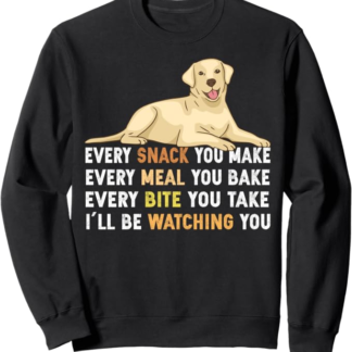 Ogni spuntino che rendi divertente gli amanti dei cani Golden Retriever Felpa
