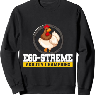 Egg-Streme Agility Champions Pollo Agilità Felpa