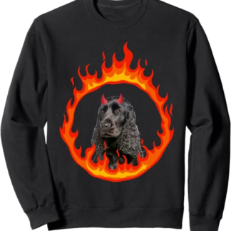 Devil Dog English Cocker Spaniel Felpa