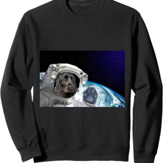 Dog in Space English Cocker Spaniel Felpa