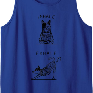 Inhale Exhale Australian Cattle Dog Canotta