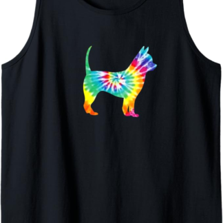 Chihuahua Dog Tie Dye regalo di stile per le madri Canotta