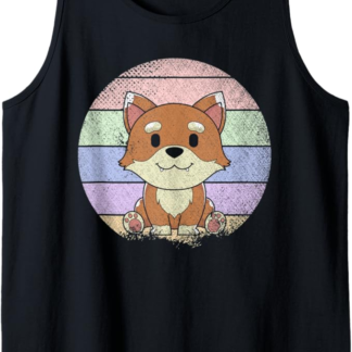 Retro Cane Shiba Inu Canotta